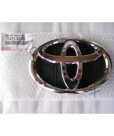 Genuine Toyota Radiator Grille Emblem Logo Front 06-14 Toyota Yaris ZSP90 NCP91 75311-52260